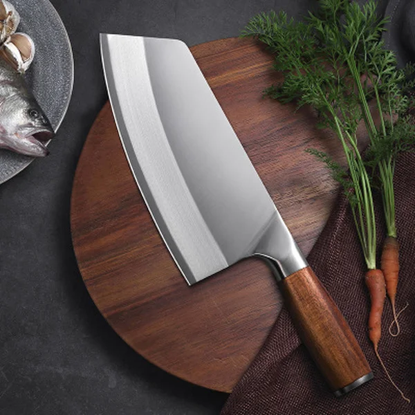 8-inch Chinese Kitchen Knife Stainless Steel Meat Cleaver Chopping Knife Chef Knife
8-inch Chinese Kitchen Knife Stainless Steel Meat Cleaver Chopping Knife Chef Knife