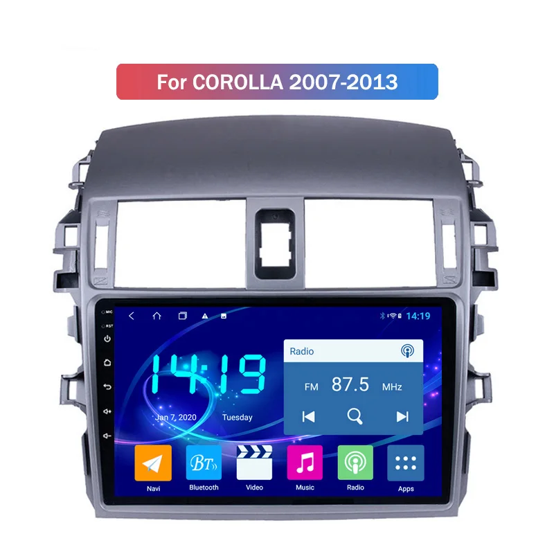 Автомобильное радио 9 дюймов 4G + 64G Android 10 автомобильный Dvd-плеер для Toyota Corolla 2007-2013 аудио радио мультимедиа Gps навигационная система
Автомобильное радио 9 дюймов 4G + 64G Android 10 автомобильный Dvd-плеер для Toyota Corolla 2007-2013 аудио радио мультимедиа Gps навигационная система