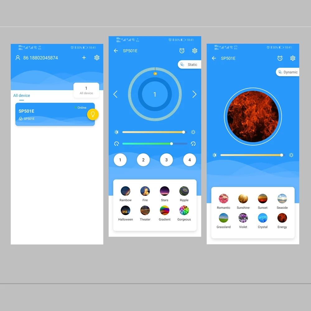 SP501E Led Wifi Controller Dimmer For Light WS2812b WS2811 Addressable Strip Module Alexa Smart SPI Voice APP Control DC5-24V