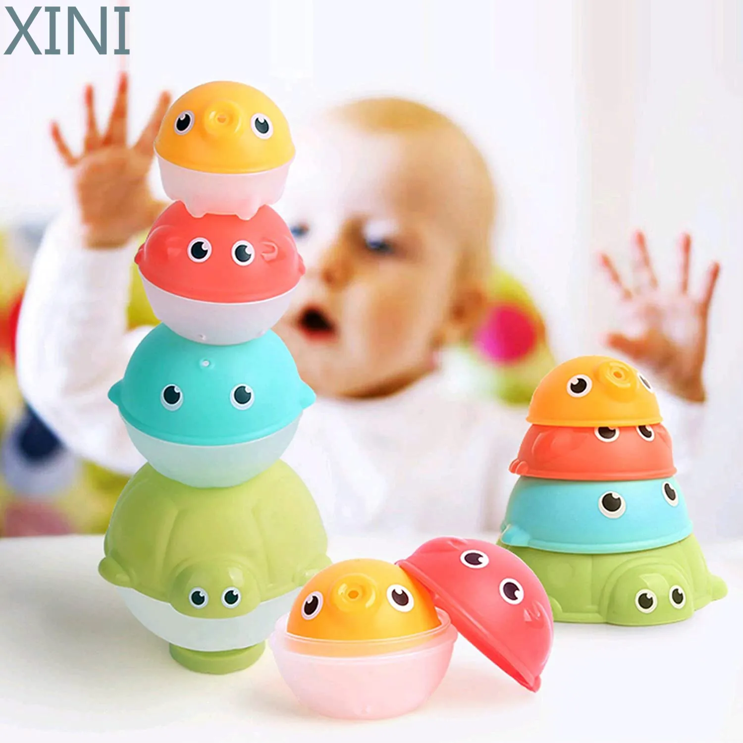 XINI Baby Stacking Cup Toys for Boys Girls Color Rainbow Stacking Ring Tower Toys Early Educational Intelligence Christmas Gift
XINI Baby Stacking Cup Toys for Boys Girls Color Rainbow Stacking Ring Tower Toys Early Educational Intelligence Christmas Gift