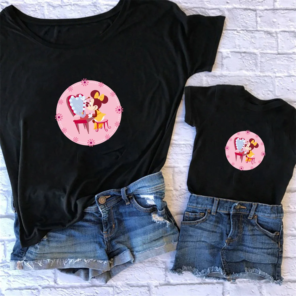 Disney T-Shirt Family Tshirt Cartoon Minnie Baby Cotton Kid Casual Women Clothes Soft Children Short Sleeve Summer Fashion
Disney T-Shirt Family Tshirt Cartoon Minnie Baby Cotton Kid Casual Women Clothes Soft Children Short Sleeve Summer Fashion