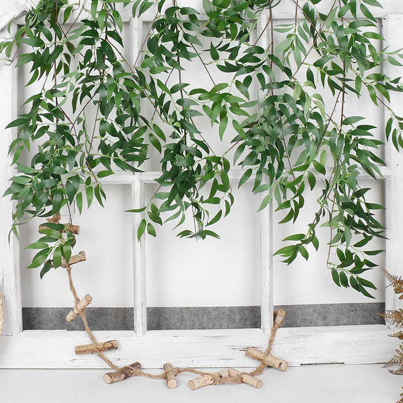 Artificial Flowers1.7m Willow Vines, Wedding Scene Decoration,Shop Window Background Wall Hanging,ArtificialGreenPlants andVines
Artificial Flowers1.7m Willow Vines, Wedding Scene Decoration,Shop Window Background Wall Hanging,ArtificialGreenPlants andVines