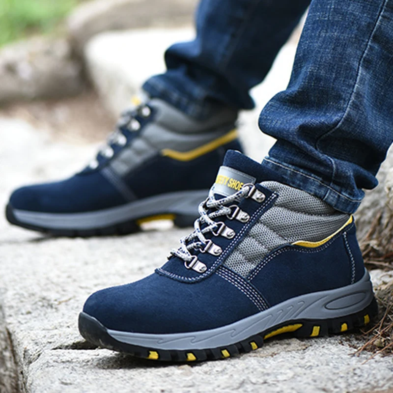 New Winter Men's Safety Boots Work Shoes Steel Toe Work Boots Puncture-Proof Winter Boots Plush Warm Work Sneakers Winter Shoes
New Winter Men's Safety Boots Work Shoes Steel Toe Work Boots Puncture-Proof Winter Boots Plush Warm Work Sneakers Winter Shoes