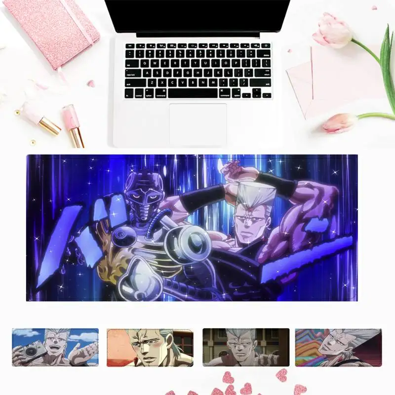 Funny JoJo Jean Pierre Polnareff Gaming Mouse Pad Gaming MousePad Large Mouse Mat Desktop Mat Computer Mouse pad For Overwatch
Funny JoJo Jean Pierre Polnareff Gaming Mouse Pad Gaming MousePad Large Mouse Mat Desktop Mat Computer Mouse pad For Overwatch