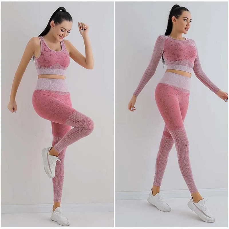 Women Sportswear Yoga Set Workout Clothes Athletic Wear Sports Gym Legging Long Sleeve Shirts High Waist Running Pants Bra Suit
Women Sportswear Yoga Set Workout Clothes Athletic Wear Sports Gym Legging Long Sleeve Shirts High Waist Running Pants Bra Suit