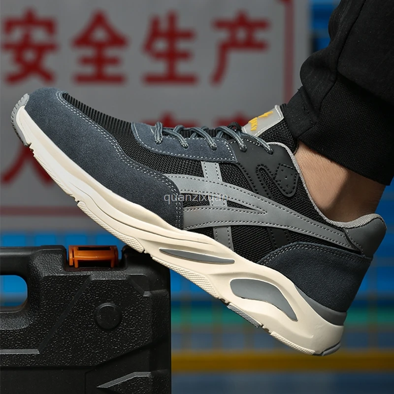 Male Work Safety Boots Indestructible Work Shoes Steel Toe Cap Safety Shoes Work Sneakers Male Light Comfort Work Boots Men Shoe
Male Work Safety Boots Indestructible Work Shoes Steel Toe Cap Safety Shoes Work Sneakers Male Light Comfort Work Boots Men Shoe