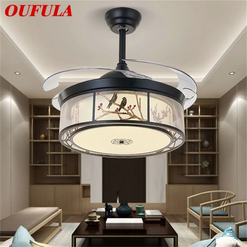 OUFULA Ceiling Fan Light Invisible Lamp Remote Control Modern Elegance For Home Dining Room Bedroom Restaurant
OUFULA Ceiling Fan Light Invisible Lamp Remote Control Modern Elegance For Home Dining Room Bedroom Restaurant