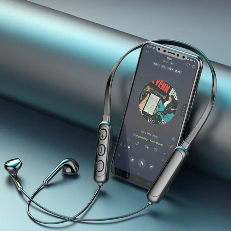 5.1 Wireless Bluetooth Headset Neck Sports Running Game Wireless Headset Semi In Ear Noise Reduction Earplug Super Long Standby
5.1 Wireless Bluetooth Headset Neck Sports Running Game Wireless Headset Semi In Ear Noise Reduction Earplug Super Long Standby