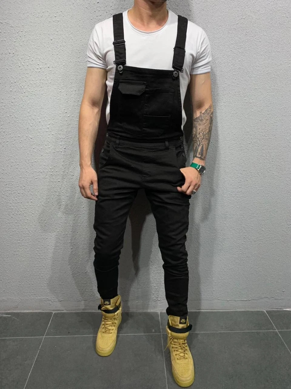 New 2021 Hot Style Overalls With Multiple Pockets And Straps For Men's Casual And Slim Woven Jumpsuit Pants
New 2021 Hot Style Overalls With Multiple Pockets And Straps For Men's Casual And Slim Woven Jumpsuit Pants