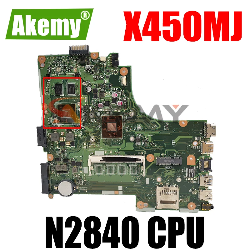 X450MJ N2840 CPU Motherboard REV 2.0 For ASUS X450 X450M X450MD X450MJ X452M Laptop Mainboard Test OK
X450MJ N2840 CPU Motherboard REV 2.0 For ASUS X450 X450M X450MD X450MJ X452M Laptop Mainboard Test OK