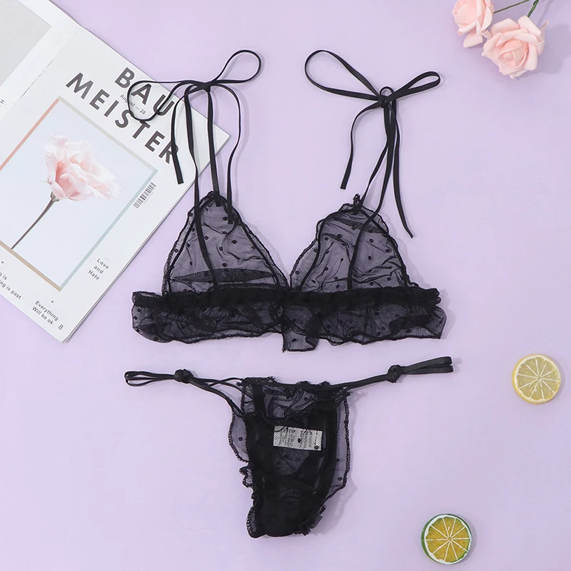 Комплект с бюстгальтером, сексуальное Бандажное нижнее белье, милое Сетчатое Прозрачное нижнее белье в горошек, женское нижнее белье, трёхт...
Комплект с бюстгальтером, сексуальное Бандажное нижнее белье, милое Сетчатое Прозрачное нижнее белье в горошек, женское нижнее белье, трёхт...