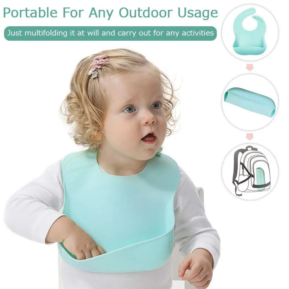 1 Set Of Food-grade Silicone Waterproof Baby Bib Feeding Silic Baby Tableware Rice Bowl Pocket Saliva Pocket Children
1 Set Of Food-grade Silicone Waterproof Baby Bib Feeding Silic Baby Tableware Rice Bowl Pocket Saliva Pocket Children