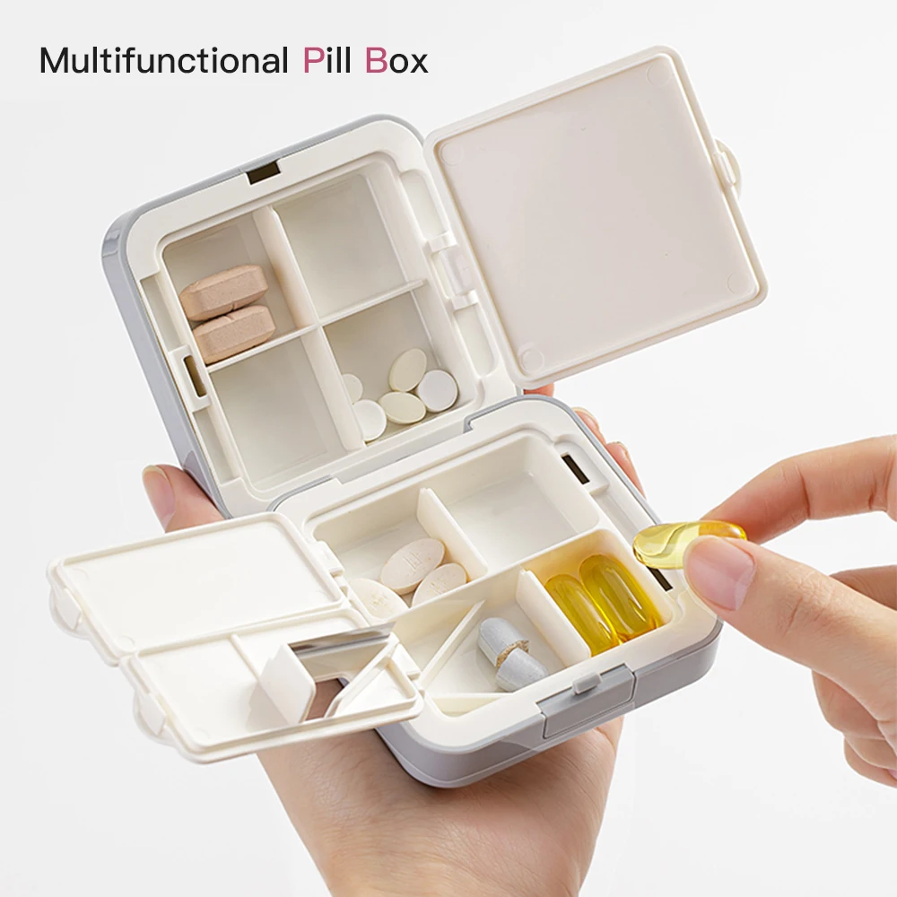 New Medicine Pill Box Pill Case Vitamins Container Organizer for Tablets Storage Box Large Capacity Hidden Drug Pill Cutter
New Medicine Pill Box Pill Case Vitamins Container Organizer for Tablets Storage Box Large Capacity Hidden Drug Pill Cutter