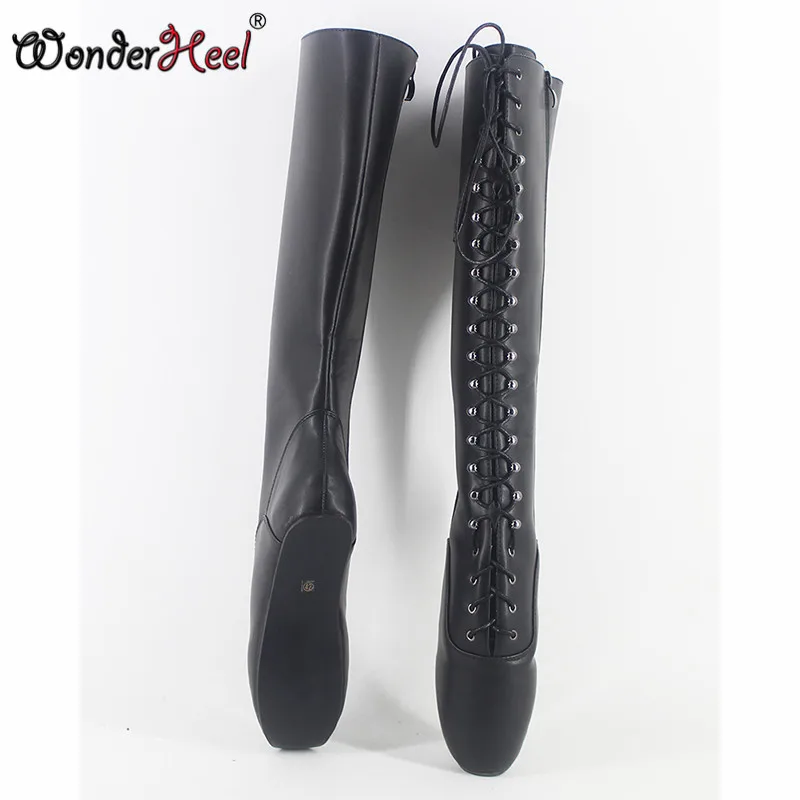 Хит продаж балетные сапоги до колена Wonderheel на очень высоком каблуке 18 см