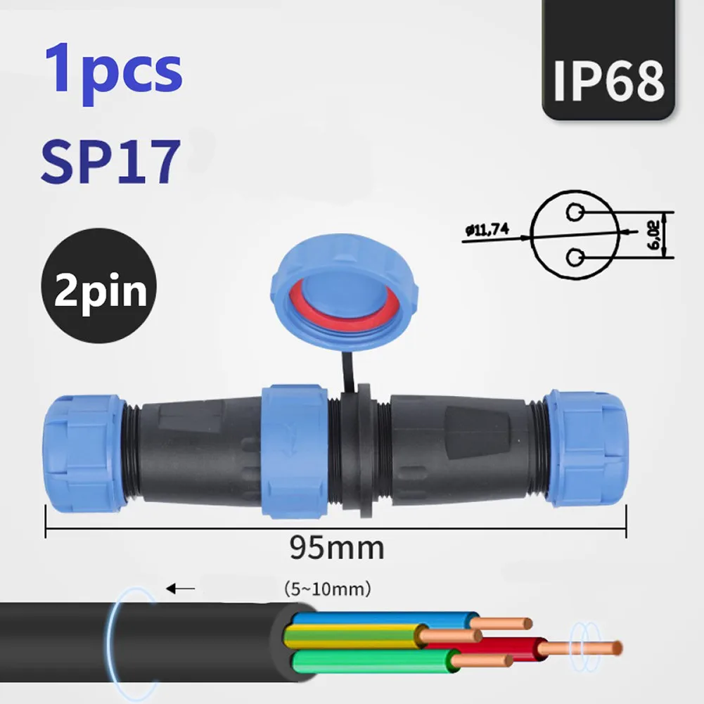 Водонепроницаемый соединитель SP17 IP68 2/3/4/5/7/9pin, сварочный кабель, штепсельная вилка, гнездовой адаптер, соединитель для монтажа на панель
Водонепроницаемый соединитель SP17 IP68 2/3/4/5/7/9pin, сварочный кабель, штепсельная вилка, гнездовой адаптер, соединитель для монтажа на панель