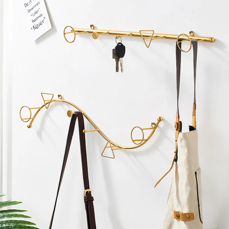 Nordic Key Hanger Hook Wall-Mounted Key Coat Cap Holder Modern Door Back Wrought Iron Home Hanging Storage Luxury Decoration
Nordic Key Hanger Hook Wall-Mounted Key Coat Cap Holder Modern Door Back Wrought Iron Home Hanging Storage Luxury Decoration