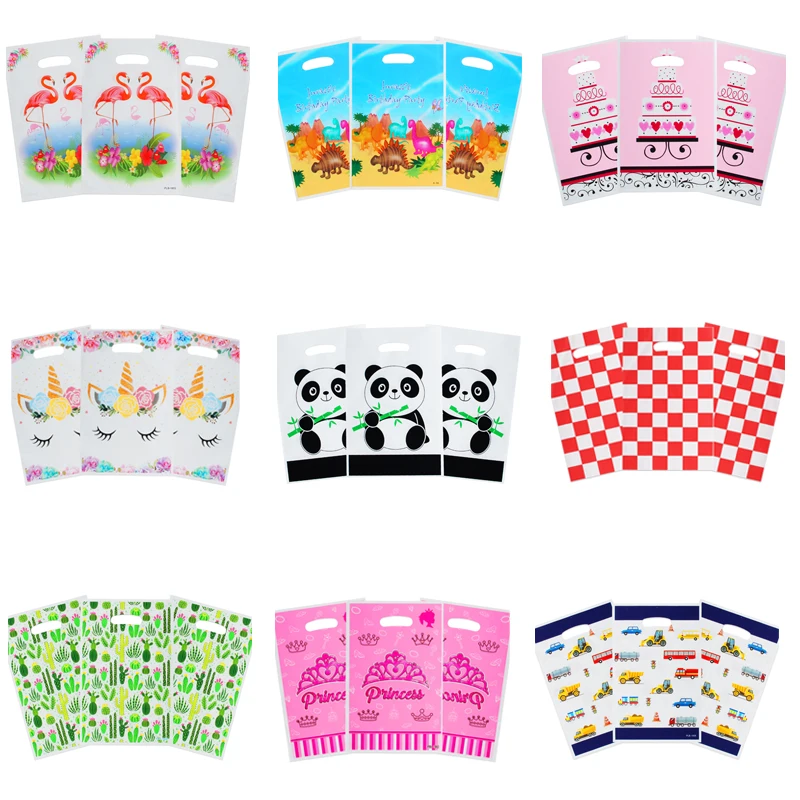 20pcs/lot Cartoon Animal Birthday Party Pearl Film Plastic Gift Bag Unicorn Panda Dinosaur Crown Cactus Candy Packaging Supplies
20pcs/lot Cartoon Animal Birthday Party Pearl Film Plastic Gift Bag Unicorn Panda Dinosaur Crown Cactus Candy Packaging Supplies