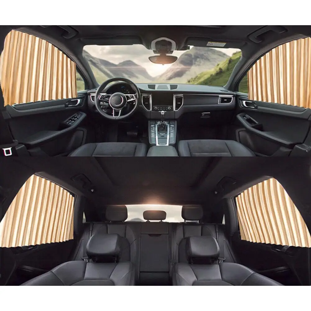 2 PCS/4 PC Universal Car Window Sun Shade Curtain UV Protection Louver Folds Magnetic Adsorption Automotive Curtain Car styling
2 PCS/4 PC Universal Car Window Sun Shade Curtain UV Protection Louver Folds Magnetic Adsorption Automotive Curtain Car styling