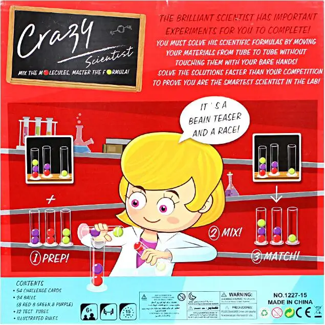 Crazy Scientist Test Tube Color Sorting Toys Juegos De Mesa Para Nios Kids Games Educational Jeux Enfant
Crazy Scientist Test Tube Color Sorting Toys Juegos De Mesa Para Nios Kids Games Educational Jeux Enfant