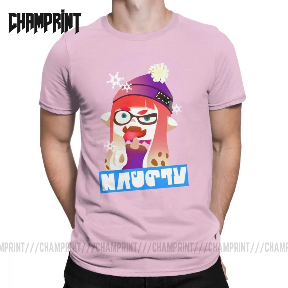 Spplatfest команда озорной Splatoon футболки для мужчин чернила ребенок игра кальмар