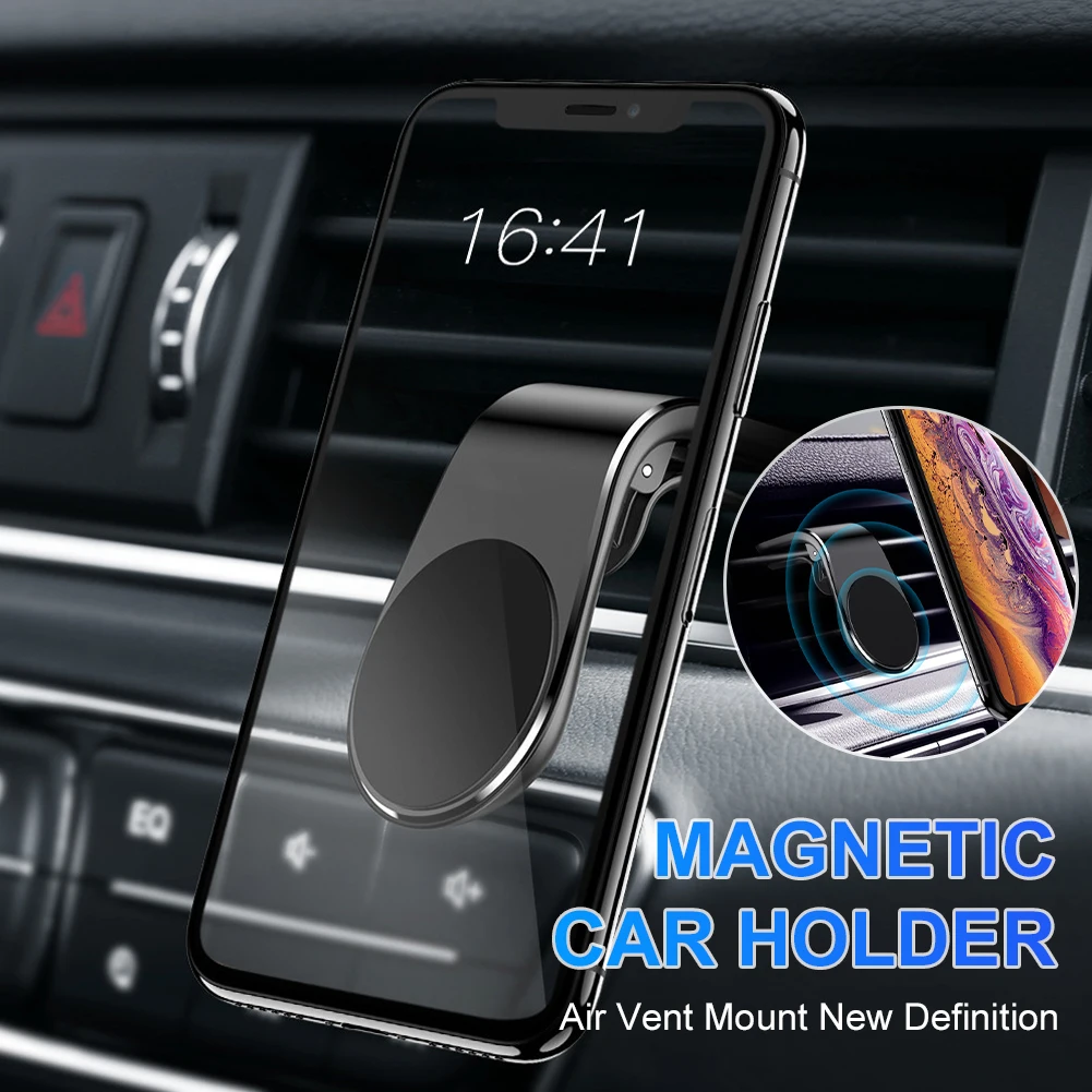 Magnetic Car Phone Holder Clip-on Air Vent Mobile Support Universal Device Portable Driving Firmly Smartphone Stand Accessories
Magnetic Car Phone Holder Clip-on Air Vent Mobile Support Universal Device Portable Driving Firmly Smartphone Stand Accessories