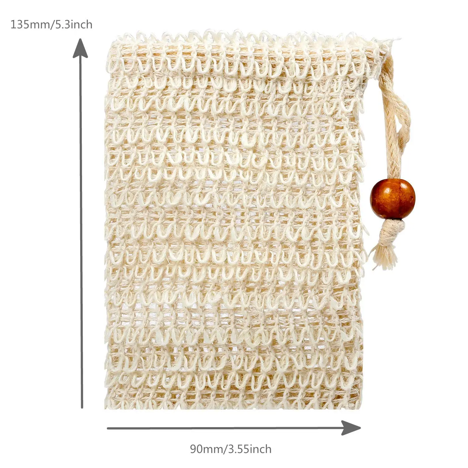 Sisal Soap Bag Natural Soft Exfoliating Mesh Soap Bar Pouch Saver Holder 4Pcs 
Sisal Soap Bag Natural Soft Exfoliating Mesh Soap Bar Pouch Saver Holder 4Pcs