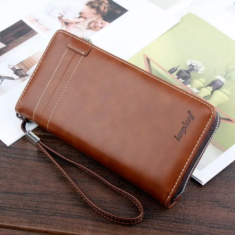 Wallet Men Zipper Clutch Purses Large Capacity Phone Packs Long Wallets Business Credit Card Holder Coin Purse portemonnee dames 
Wallet Men Zipper Clutch Purses Large Capacity Phone Packs Long Wallets Business Credit Card Holder Coin Purse portemonnee dames