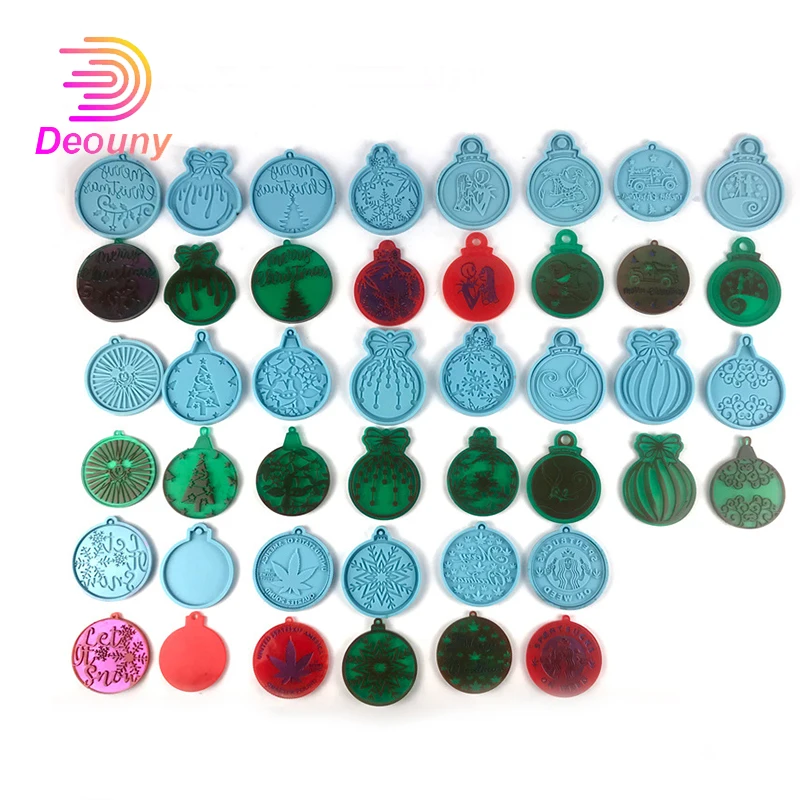 DEOUNY 21 Kinds Silicone Moulds Christmas Ball Keychain Resin Crafts Epoxy Mold Candy Chocolate Jewelry Making Pendant Clay Mold
DEOUNY 21 Kinds Silicone Moulds Christmas Ball Keychain Resin Crafts Epoxy Mold Candy Chocolate Jewelry Making Pendant Clay Mold