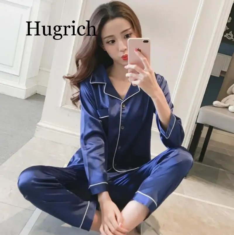 Women Girl Silk Satin Pajamas Set Pyjama Sleepwear Nightwear Loungewear Homewear Solid Color Comfortable Soft High Quality Hot
Women Girl Silk Satin Pajamas Set Pyjama Sleepwear Nightwear Loungewear Homewear Solid Color Comfortable Soft High Quality Hot