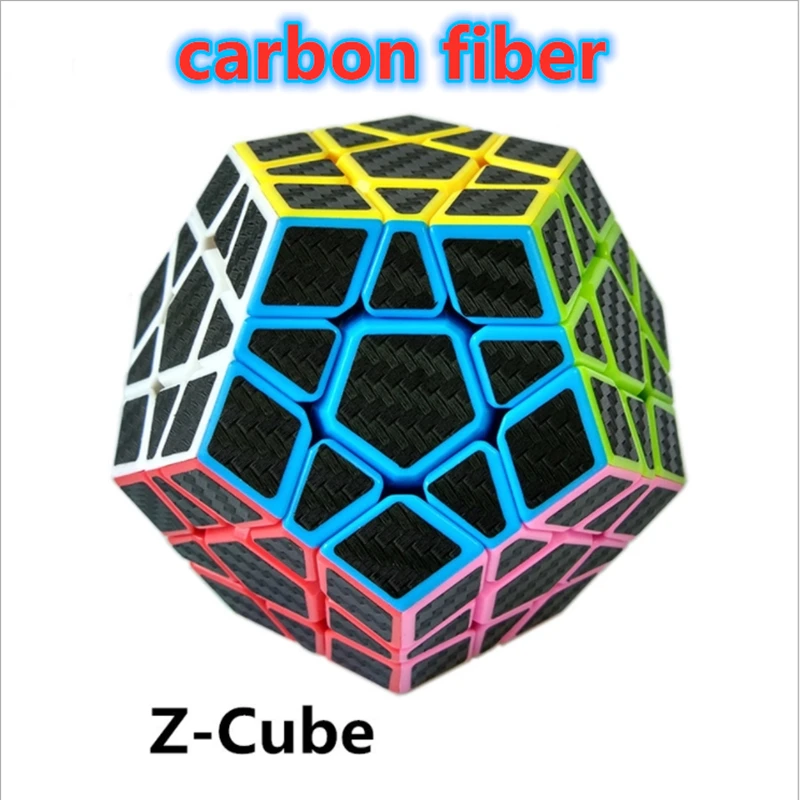 ZCUBE 3X3 карбоновое волокно megaminxeds cube Z углеродного волокна 3x3x3 Додекаэдр Скорость 12