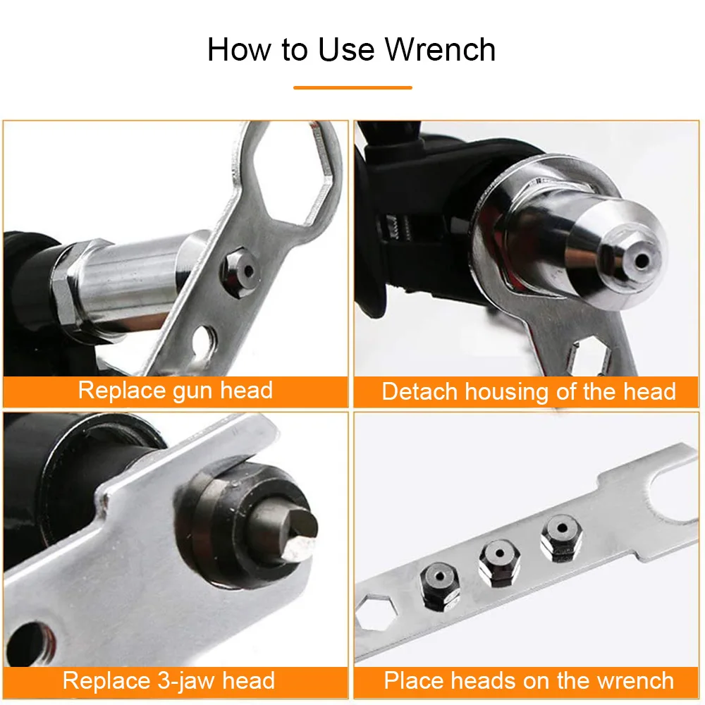 2.4mm-4.8mm Electric Rivet Nut Gun Riveting Tool Cordless Riveting Drill Adaptor Insert Nut Riveting Drill Adapter Power Tools
2.4mm-4.8mm Electric Rivet Nut Gun Riveting Tool Cordless Riveting Drill Adaptor Insert Nut Riveting Drill Adapter Power Tools