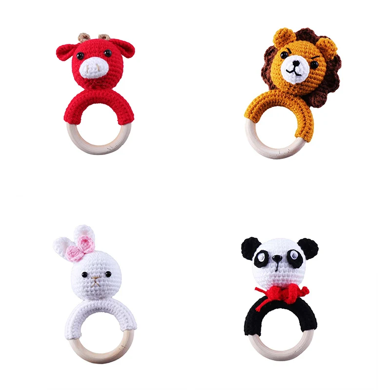 1PC Cartoon Baby Teether Animal Crochet Rattle Elephant Giraffe Ring Wooden Music Rattles for Kids Babies Gym Montessori Toys
1PC Cartoon Baby Teether Animal Crochet Rattle Elephant Giraffe Ring Wooden Music Rattles for Kids Babies Gym Montessori Toys