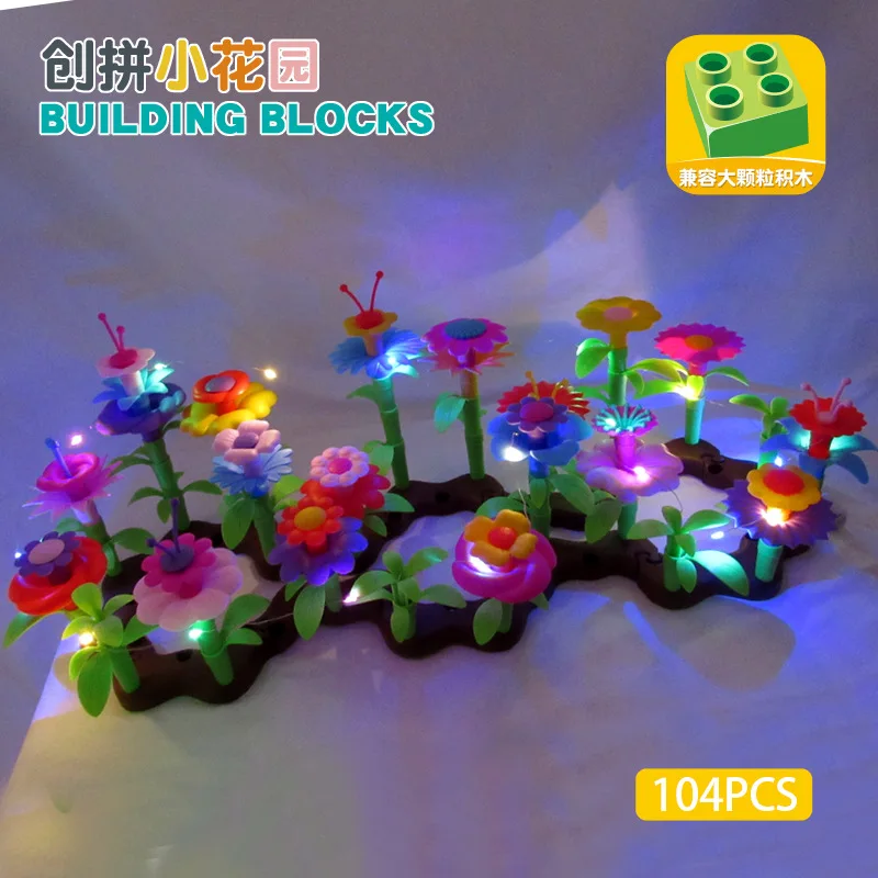 171pcs DIY Educational Flower Arrangement Toys Creative LED Colorful Interconnecting Blocks Building Garden Game for Girls
171pcs DIY Educational Flower Arrangement Toys Creative LED Colorful Interconnecting Blocks Building Garden Game for Girls