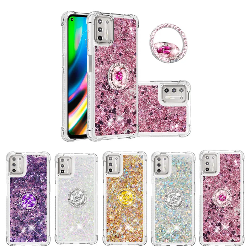 Diamond Finger Ring Cases for Motorola Moto G9 Plus Glitter Liquid Holder Back Phone Cover For Motorola Moto G9 Plus Coque Capa
Diamond Finger Ring Cases for Motorola Moto G9 Plus Glitter Liquid Holder Back Phone Cover For Motorola Moto G9 Plus Coque Capa