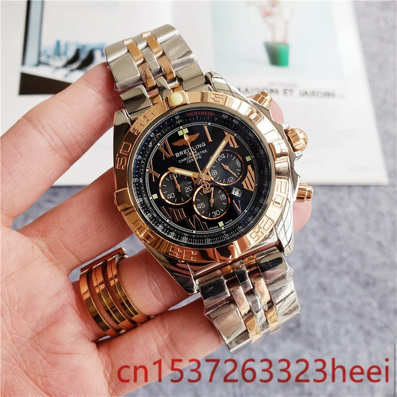 Breitling new Luxury Brand Wristwatch Mens women Watches Quartz AAA Watch with Stainless Steel Strap relojes
Breitling new Luxury Brand Wristwatch Mens women Watches Quartz AAA Watch with Stainless Steel Strap relojes