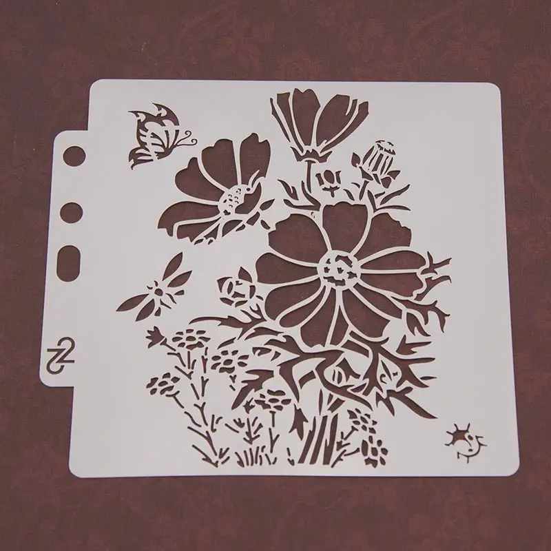 Wildflowers Layering Stencils Painting DIY Scrapbook Coloring Embossing Album Crafts Decorative Template Drawing Hollow Template
Wildflowers Layering Stencils Painting DIY Scrapbook Coloring Embossing Album Crafts Decorative Template Drawing Hollow Template