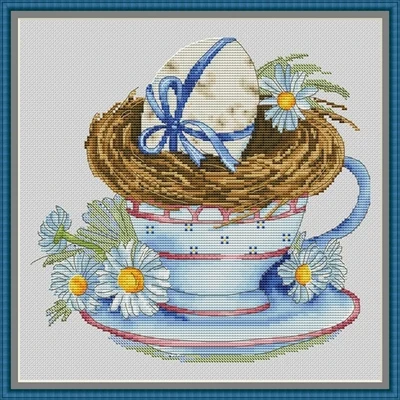 Coffee Cup Revived Egg Package Greeting Needlework Counted Cross-Stitching Kits New Style Counted
Coffee Cup Revived Egg Package Greeting Needlework Counted Cross-Stitching Kits New Style Counted