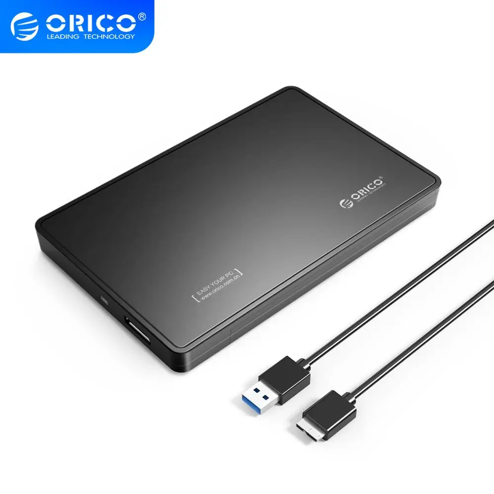

ORICO HDD Case 2.5 inch USB3.0 4TB HDD External Enclosure Case SATA Hard Disk Drive Box Tool-free for HDD SSD 9.5mm 7mm