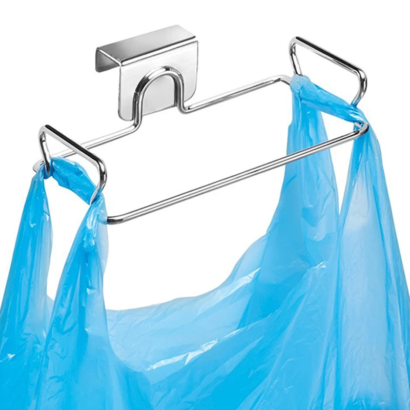 Kitchen Trash Rack Cabinet Door Garbage Bags Holder Stainless Steel Closet Garbage Storage Holder
Kitchen Trash Rack Cabinet Door Garbage Bags Holder Stainless Steel Closet Garbage Storage Holder