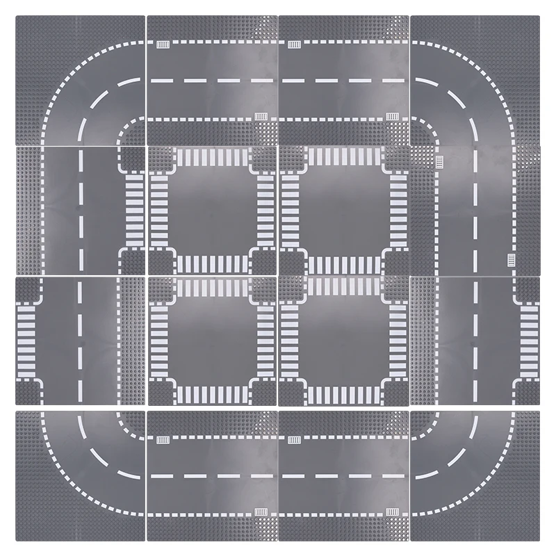 City Road Street Baseplate Straight Crossroad Curve T-Junction Building Blocks 7280 7281 Classic City Base Plate Toys For Kids
City Road Street Baseplate Straight Crossroad Curve T-Junction Building Blocks 7280 7281 Classic City Base Plate Toys For Kids