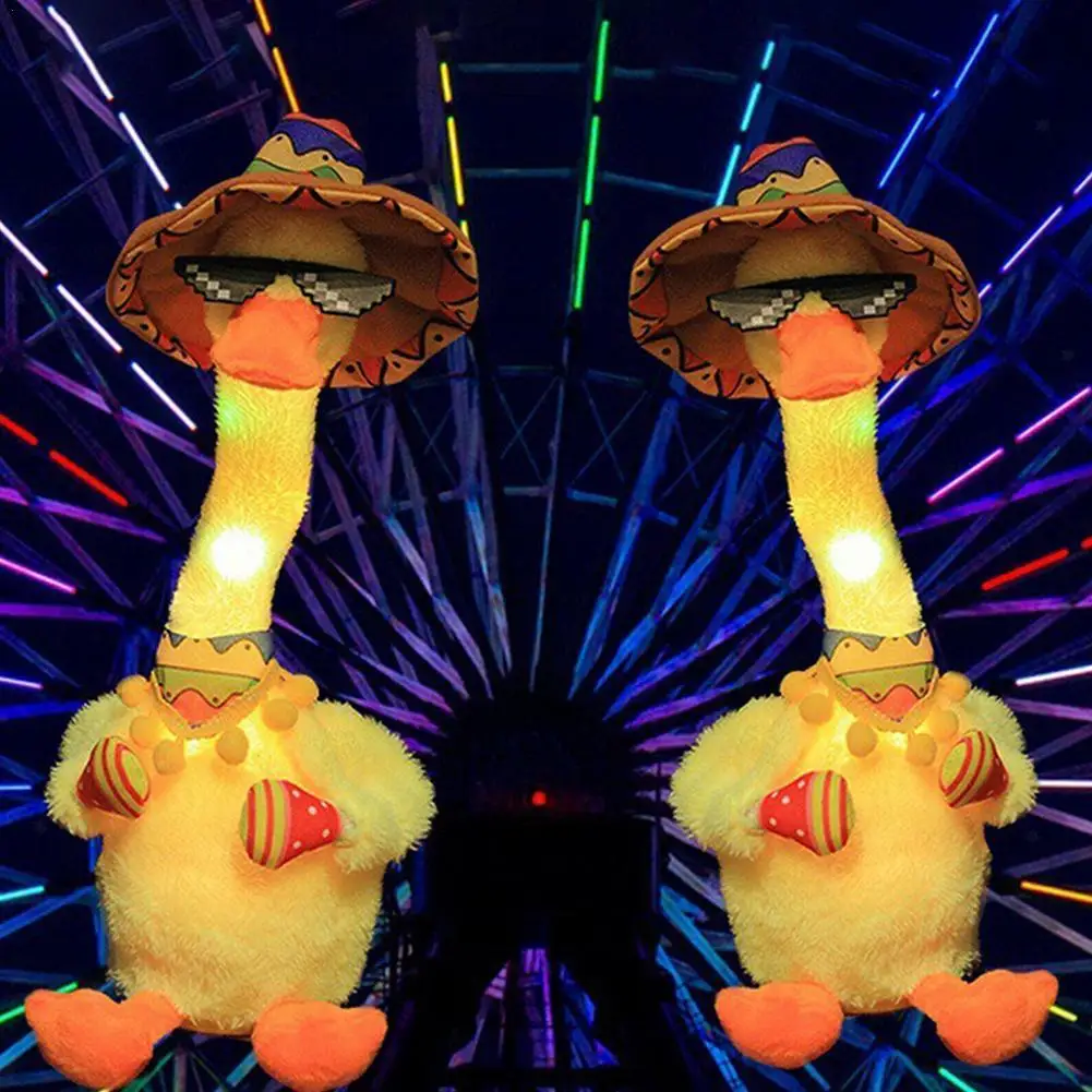New Talking Duck Electric Plush Toy Cute Speak Talking Sound Record Plush Animals Duck Stuffed Toy for Children Gifts Baby Toys
New Talking Duck Electric Plush Toy Cute Speak Talking Sound Record Plush Animals Duck Stuffed Toy for Children Gifts Baby Toys
