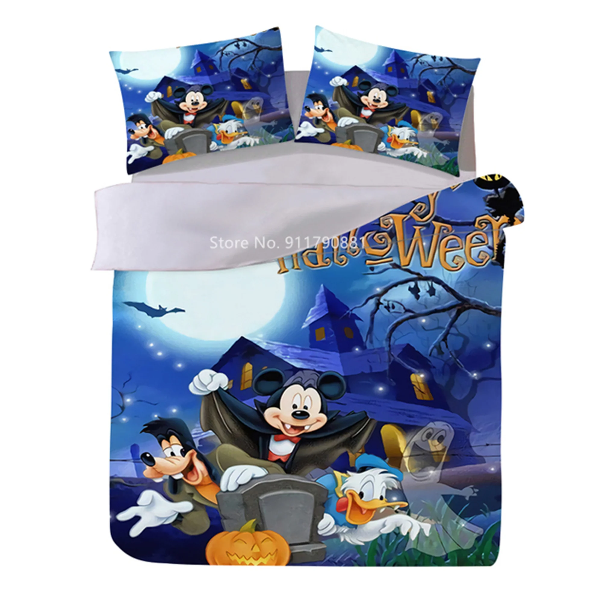 Disney Minnie Mickey Mouse Bedding Set Double Size Down Quilt Cover Pillowcase Home Spin Halloween Children's Bedroom Decor
Disney Minnie Mickey Mouse Bedding Set Double Size Down Quilt Cover Pillowcase Home Spin Halloween Children's Bedroom Decor