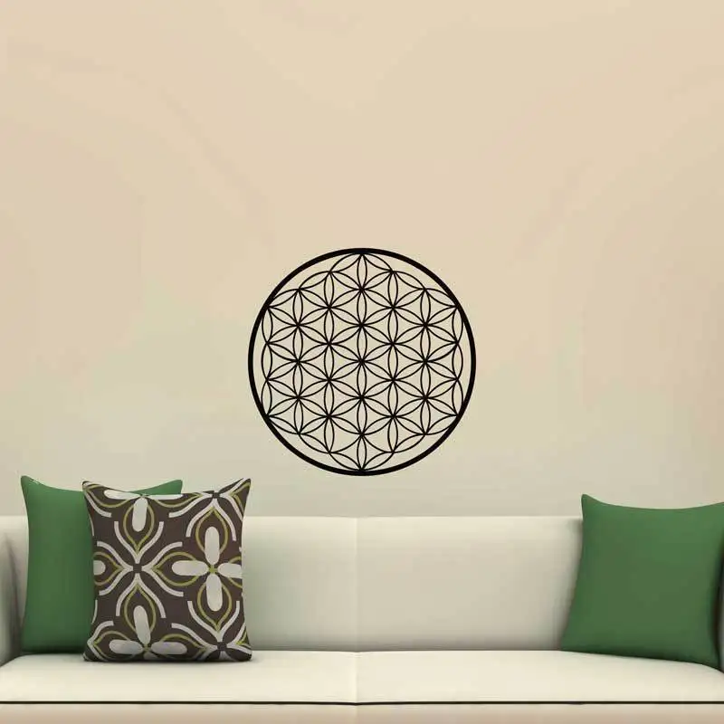 Flowers of Life Vinyl Wall Stickers Creative Decals Bedroom Living Room Decoration Art Geometry Pattern Mural Home Office Decor
Flowers of Life Vinyl Wall Stickers Creative Decals Bedroom Living Room Decoration Art Geometry Pattern Mural Home Office Decor