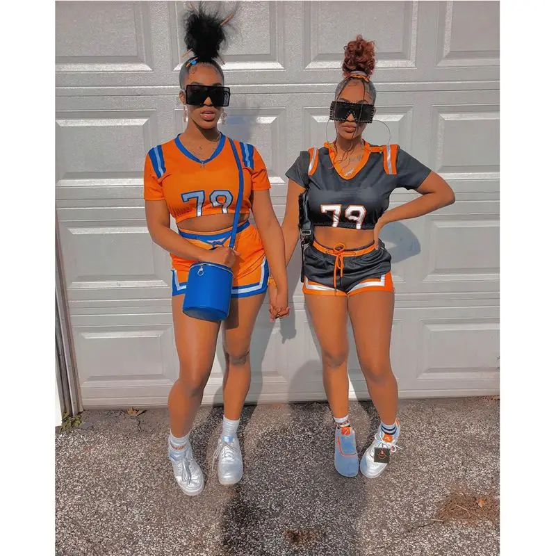 Spring Summer 2021 Two Piece Set Women Sexy Print Short Sleeve T-shirt+biker Shorts Matching Sets Tracksuit Sweatwear Streetwear
Spring Summer 2021 Two Piece Set Women Sexy Print Short Sleeve T-shirt+biker Shorts Matching Sets Tracksuit Sweatwear Streetwear