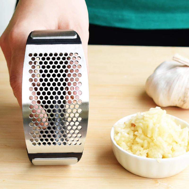 Stainless Steel Garlic Press Manual Garlic Crusher Cutting Garlic Tool Curve Fruit and Vegetable Tool Kitchen Gadget
Stainless Steel Garlic Press Manual Garlic Crusher Cutting Garlic Tool Curve Fruit and Vegetable Tool Kitchen Gadget
