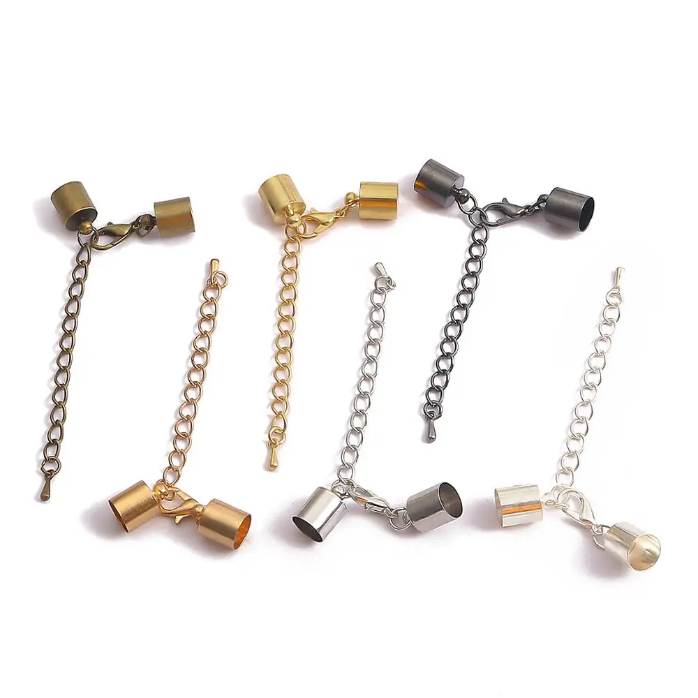 10pcs/Lot Mix Size Lobster Clasps Hooks Extending chain Leather Cord Crimps End Tip Caps Connectors For Jewelry Making Findings
10pcs/Lot Mix Size Lobster Clasps Hooks Extending chain Leather Cord Crimps End Tip Caps Connectors For Jewelry Making Findings
