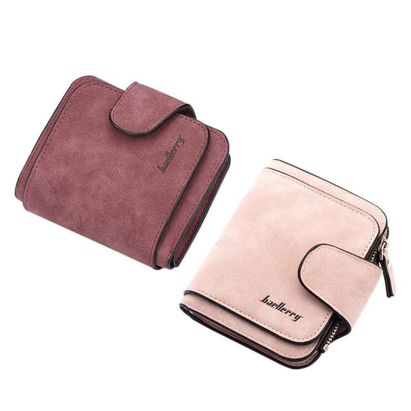 Wallet for women Baellerry Women's Wallet Multi-Card Buckle Frosted Leather Coin Purse Short Wallet
Wallet for women Baellerry Women's Wallet Multi-Card Buckle Frosted Leather Coin Purse Short Wallet