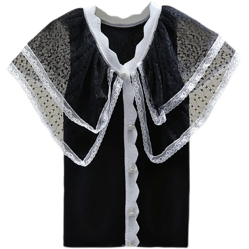 Ruffled Contrast Color Sleeveless Ice Silk Knit T-shirt Women 2021 Summer Korean Style Slim Fit Temperament Pullover Bodycon Top
Ruffled Contrast Color Sleeveless Ice Silk Knit T-shirt Women 2021 Summer Korean Style Slim Fit Temperament Pullover Bodycon Top