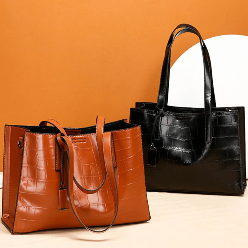 Casual Women Tote PU Leather Shoulder Bags For Ladies 2021 New Handbags Luxury Designer Large Capacity Lady Handbag
Casual Women Tote PU Leather Shoulder Bags For Ladies 2021 New Handbags Luxury Designer Large Capacity Lady Handbag