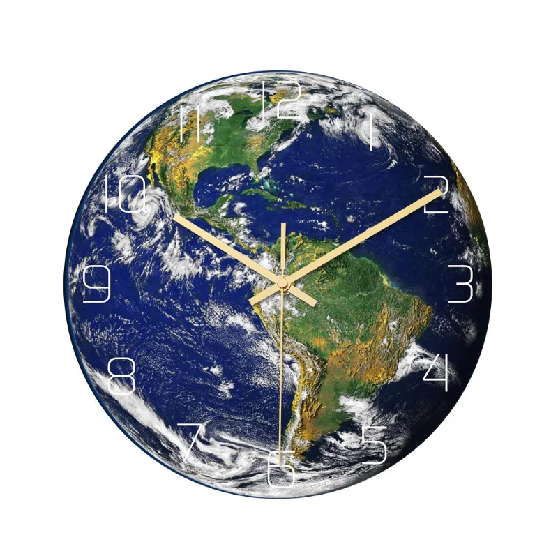 Living Room Decoration Luminous Earth Seven Continents Wall Clock Acrylic Material Silent Movement Decorative Wall Clocks
Living Room Decoration Luminous Earth Seven Continents Wall Clock Acrylic Material Silent Movement Decorative Wall Clocks